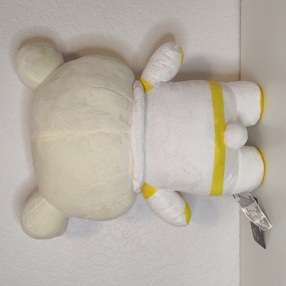 GS9083 Korilakkuma In White Space Suit Plush Bear 16 IN - Picture 3 of 7